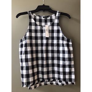 NWT Drew Gingham Top